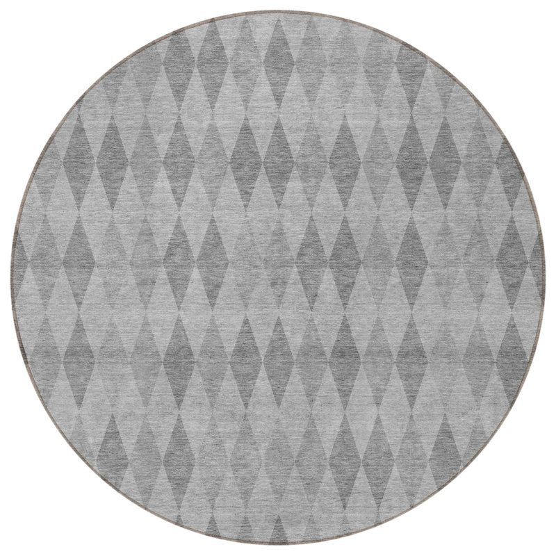 Tapis d'intérieur rond 8 po