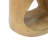 Wood-Like Texture MGO Hollow Side Table-2112297745