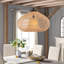 Luminaire suspendu en rotin Huka Wabi-Sabi