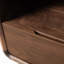 Table de chevet compacte en bois massif H 20,5 "avec tiroir et tablette ouverte MCM-1994831467-1991335339