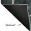 Tapis géométrique de qualité supérieure lavable à la machine-47017186