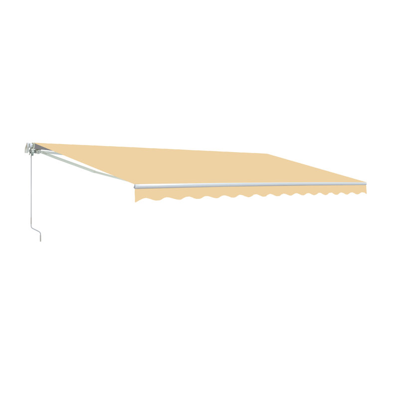 Tissu de remplacement pour auvent rétractable ALEKO, Ivoire / crème, l 12 pi x P 10 pi