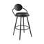Tabouret de bar pivotant élégant avec flexibilité en hauteur