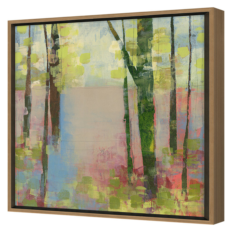 Forest Meadow 2 Print by Maeve Harris, Gold, 24" H x 24" W x 1.75" D, Yes