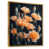 Toile avec cadre flottant or