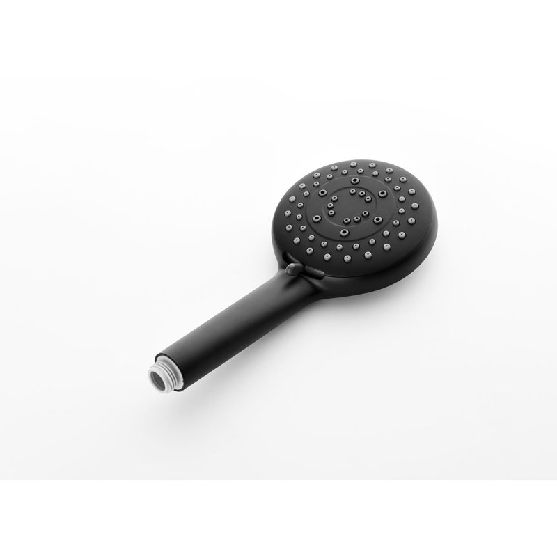 Bathroom Shower In Matte Black With Self-Cleaning And Valve System Head, Hand Shower, Bodysprays, Matte Black