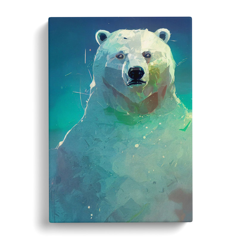 Breckenridge Polar Bear - Wrapped Canvas, 76cm H x 50cm W x 3cm D