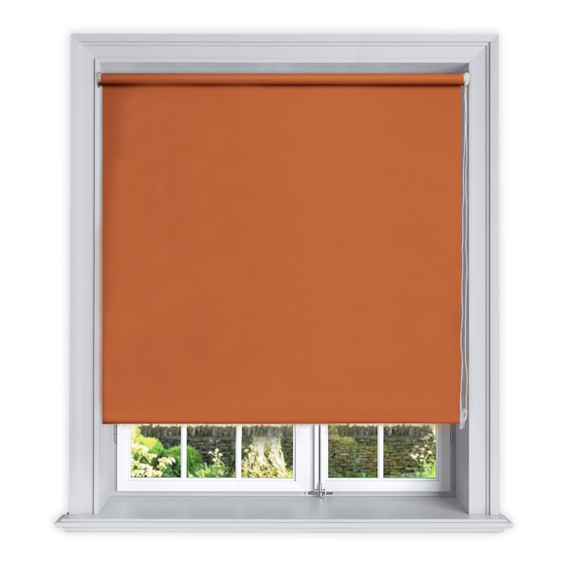 Roller Blind, 180cm W x 160cm L, Tomato Cream