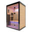 Sauna infrarouge FAR compatible avec Bluetooth pour 2 personnes KISRAIS