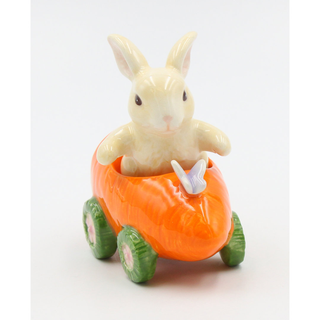 Rabbit In Carrot Car Salt And Pepper Cosmos Gifts