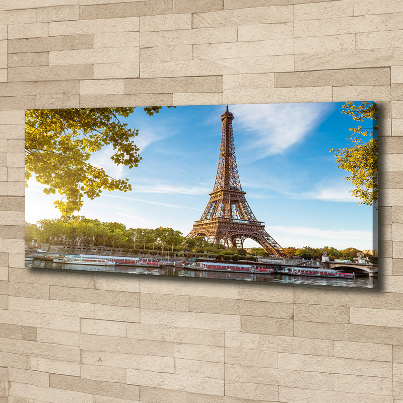 Eiffel Tower Paris - Wrapped Canvas Print