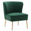Chaise d'appoint en velours Tru-1276429203