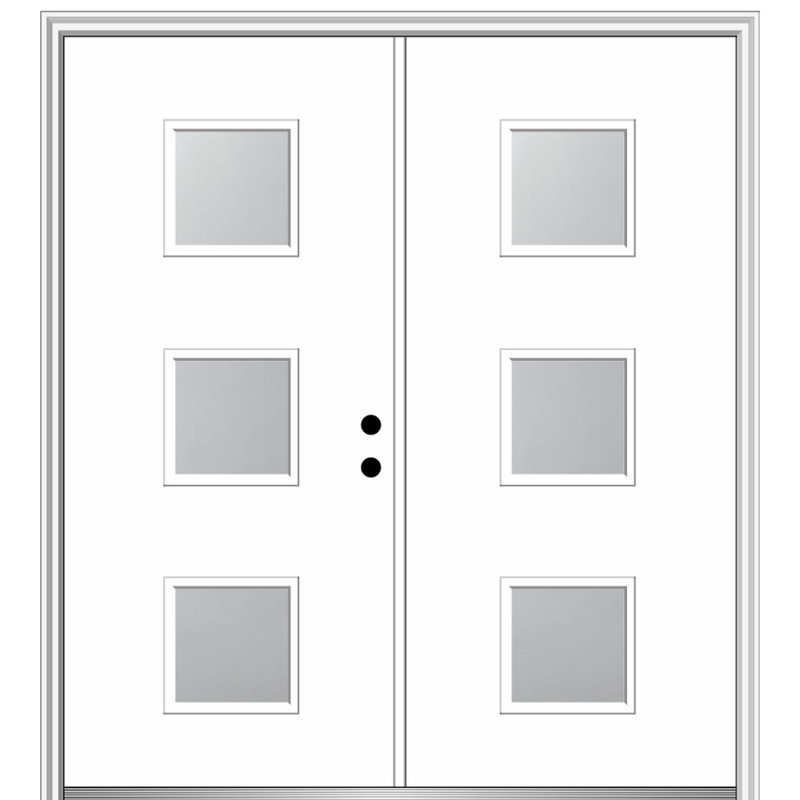 Portes d'entrée prémontées Spotlight, Côté gauche, H 81,75 po x l 74 po x P 2 po