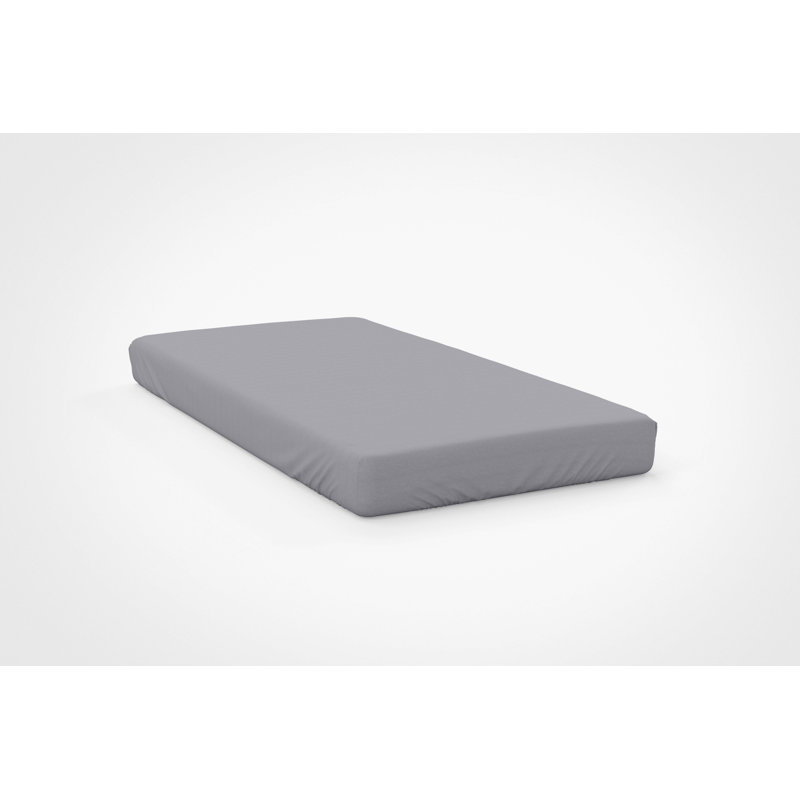 200 TC 50/50 Percale Polycotton Percale Fitted Sheet, Kingsize (5'), Grey