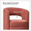 Chaise de salle à manger moderne avec rangement de 25,5 po Aadhira-112803476