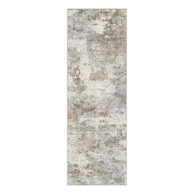 Mason Brown Abstract Area Rug