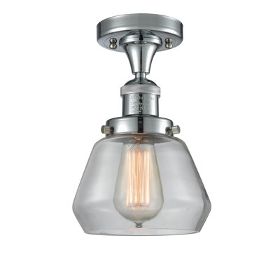 Chill Glass Semi Flush Mount