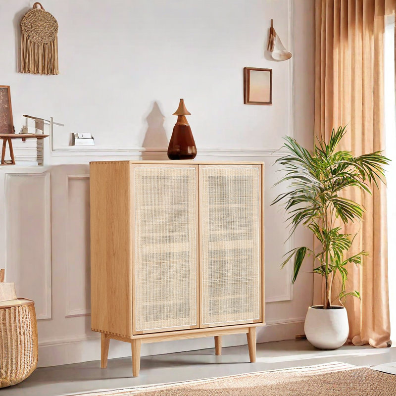 Armoire de rangement pour chaussures en bois massif 20 paires