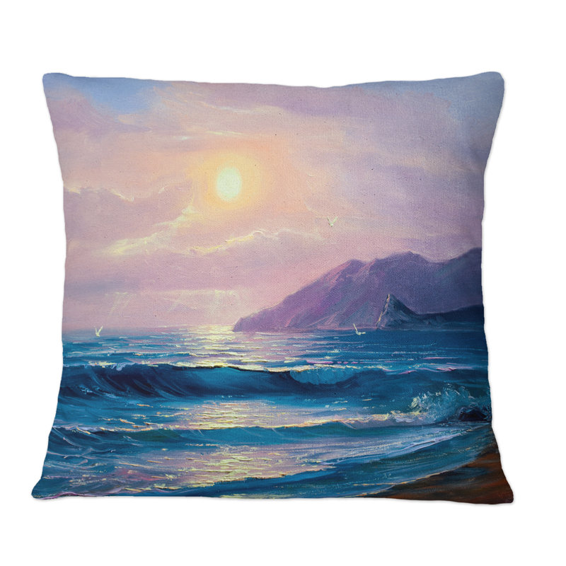 Coussin décoratif Sunset, 16 po x 16 po