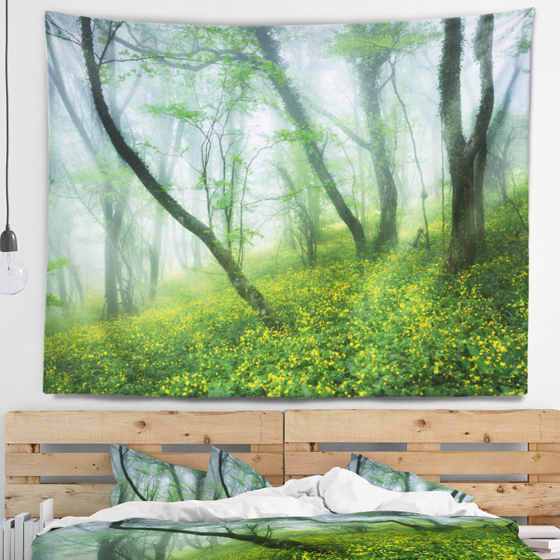 Landscape Polyester Tapestry, 32" H x 39" W