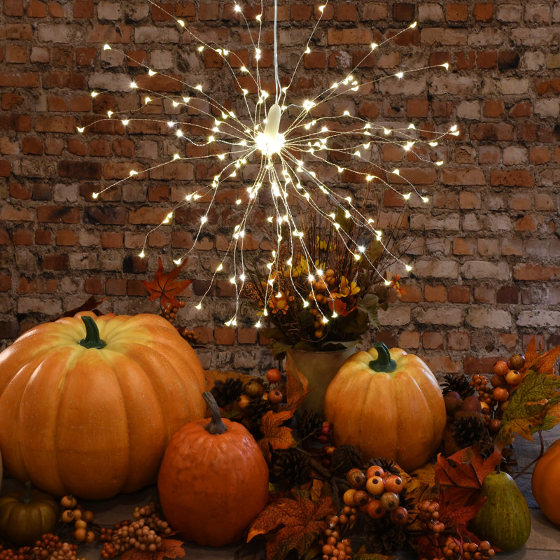 Hanneli Battery Operated Starburst Lights with Remote Control - 2 Piece, Multicolor, Silver