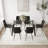 Keyala Glass Top Four Leg Dining Set-418594808-418594812-418594815