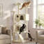 Arbre à chat avec poteaux à griffes en sisal-630386212-630395987