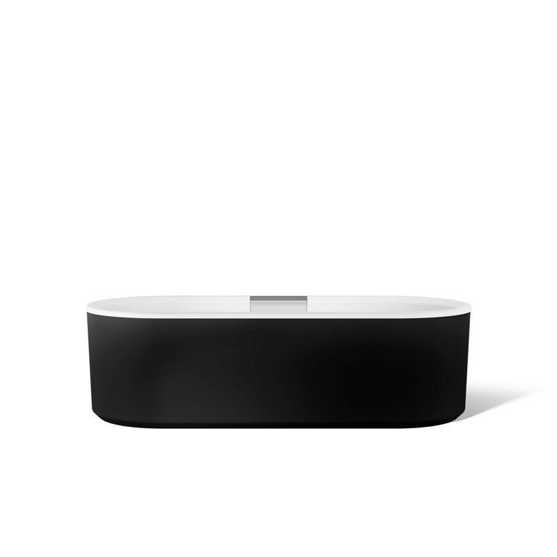 Volute 70-7/8 In. X 30-3/8 In. Freestanding Bath With Shroud