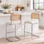 Tabouret de comptoir rembourré 25,4 po Marlow-882574119-881468636-882574117