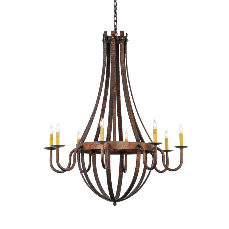 Barrel Stave 8 - Light Chandelier