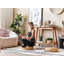 Kronqui 40cm Wide Round Pouffe Ottoman
