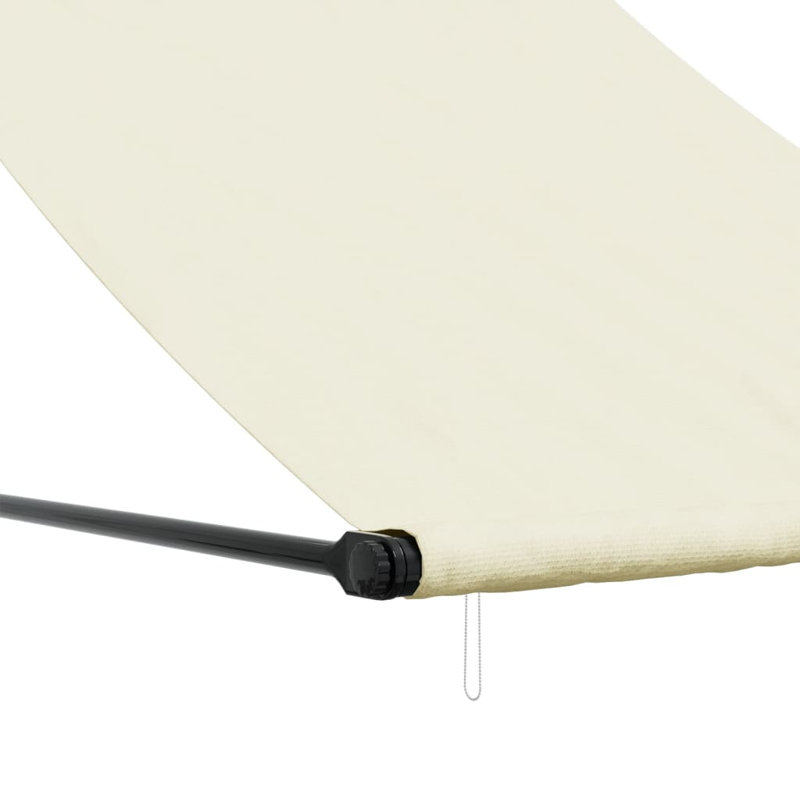 Vidaxl Retractable Awning 59.1"X59.1" Fabric And Steel, Cream