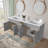 90 Double Bathroom Vanity Base Only-99027852