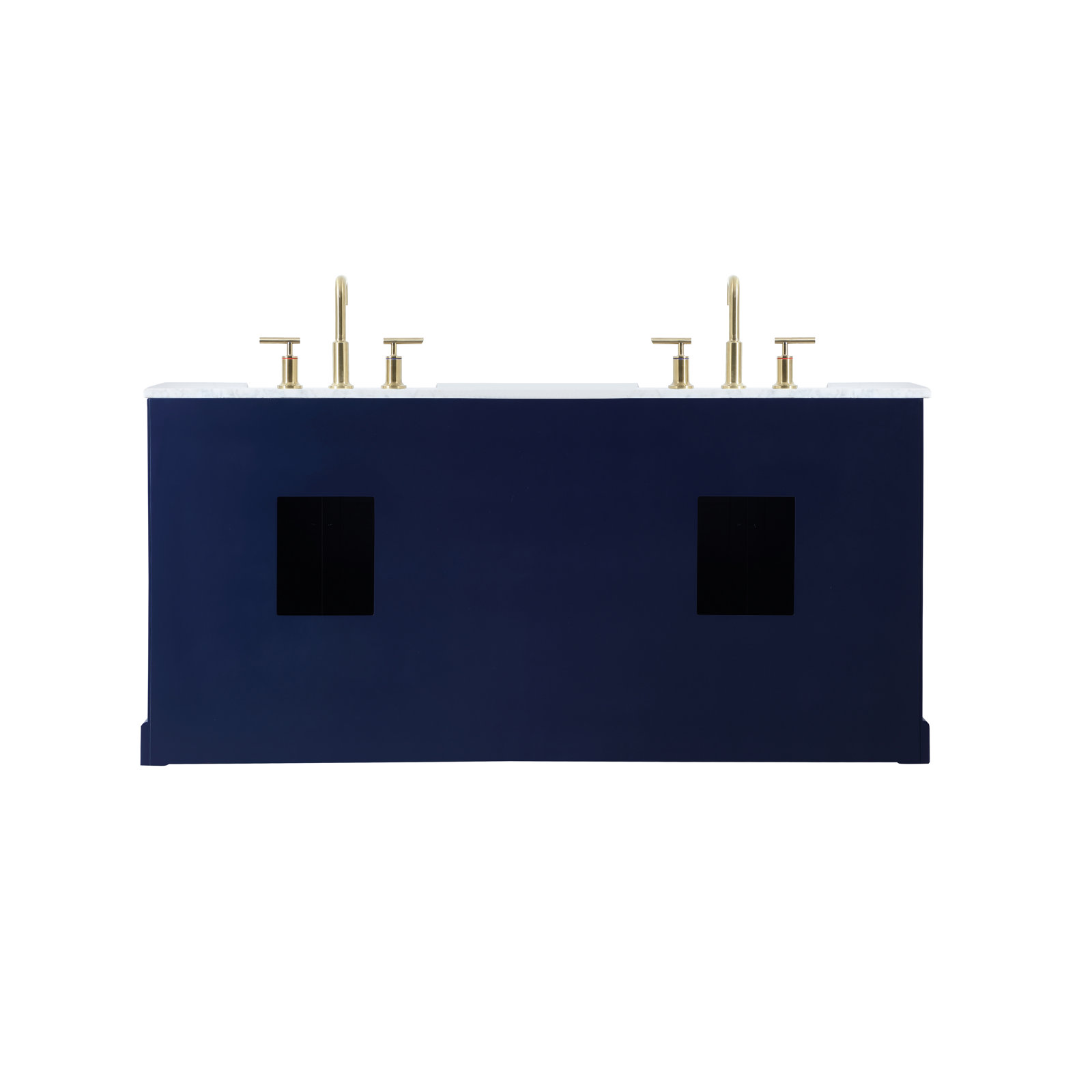 Pardue 72'' Double Bathroom Vanity, Blue