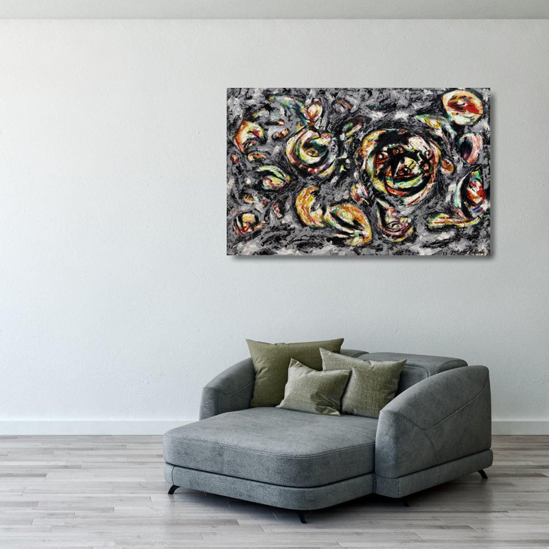 Ocean Greyness, 25" H x 40" W