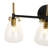 3-light Glass Wall Arm Sconce