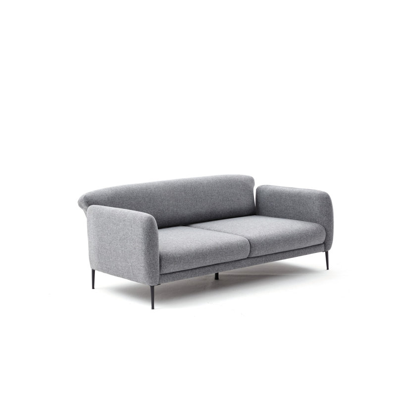 Canapé-lit Anamarie, Mélange de polyester gris
