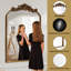 Miroir mural arqué en métal de style baroque, miroir décoratif-1009348551-1009348555