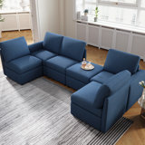 6 - Piece Upholstered Sectional