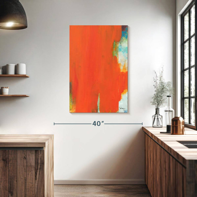 Marée orange Avery, H 39 po x l 26 po