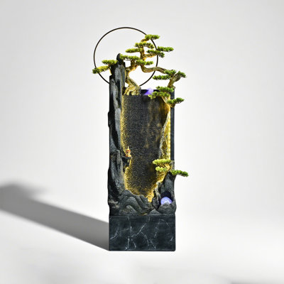 New Chinese - Style FRP & Resin Art Flowing Water Ornament
