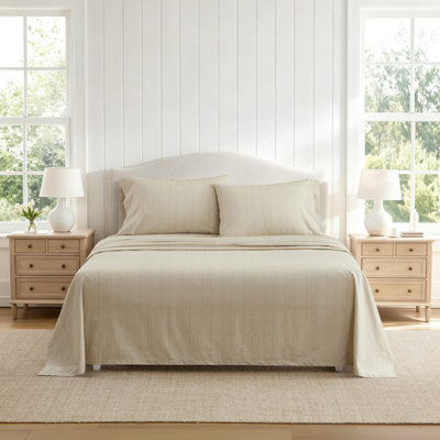Martha Stewart Faux Bois Cotton Sheet Set