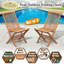 Chaise de patio pliante teck Sadie