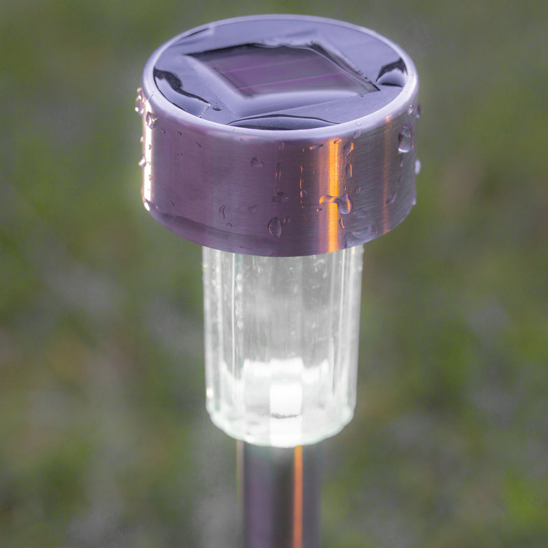 Stainless Steel Low Voltage Solar Powered Integrated LED Pathway Light Pack