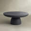 Table basse ronde moderne en béton de 31,5 po Almendarez entièrement assemblée-1218411615-1218411614