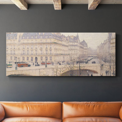 Série paysage - CXLV III - Toile tendue avec châssis - Prêt à être accroché