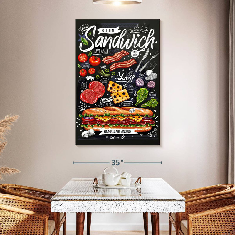 Yarlin Sandwich Sub, 51" H x 34" W