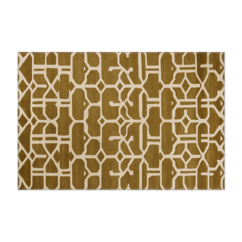 Tapis brun intérieur et extérieur Trellis, Rectangulaire 3 pi x 5 pi