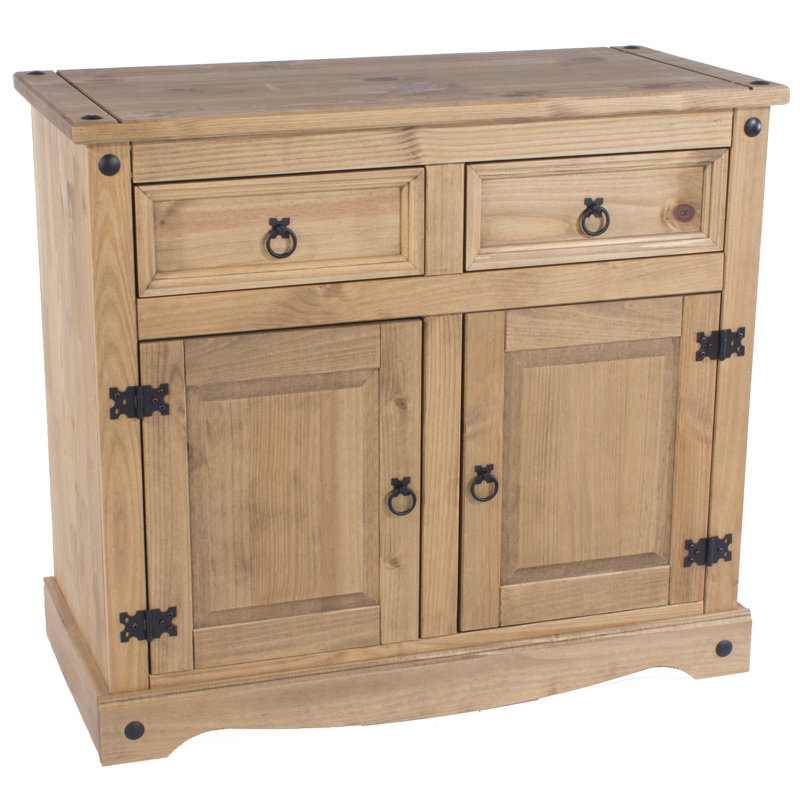 Doe 86cm Sideboard, 80.6cm H x 91cm W x 43cm D, Antique Wax
