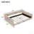 Upholstery Daybed With Side Storage Pocket, Beige - Comfortable And Functional For Any Room-744622549-744622550